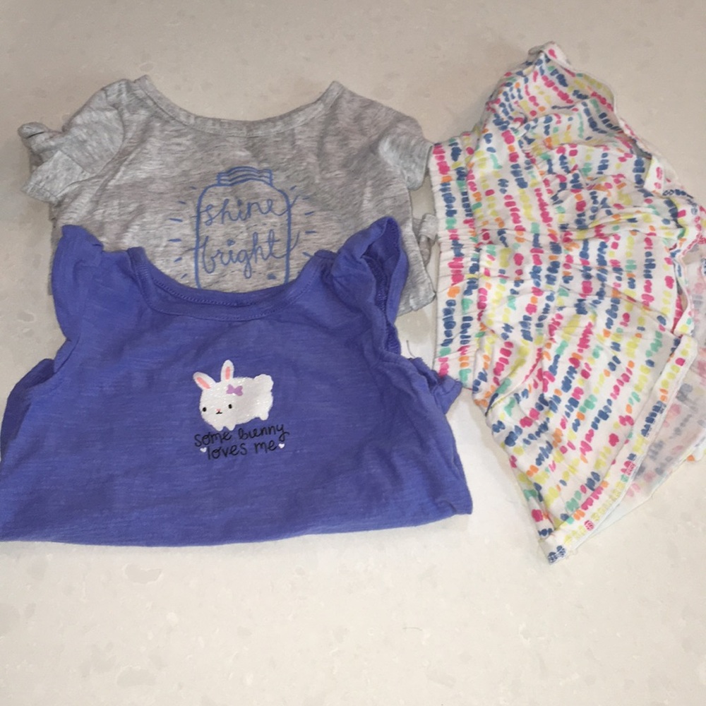 2shirts/1 skirt bundle jumping beans